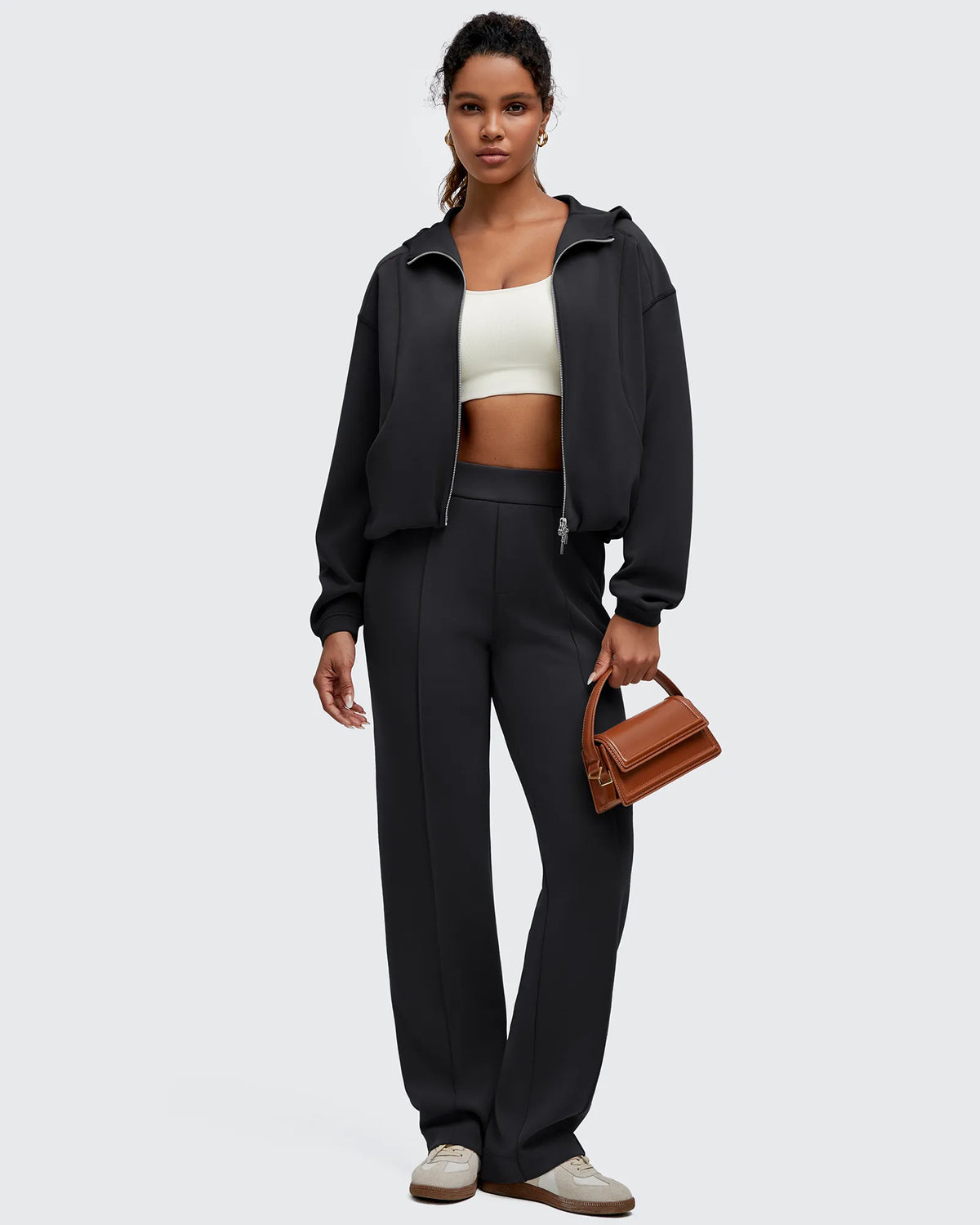Smoofit Two-Way Full Zip Modal Hoodie Jackets