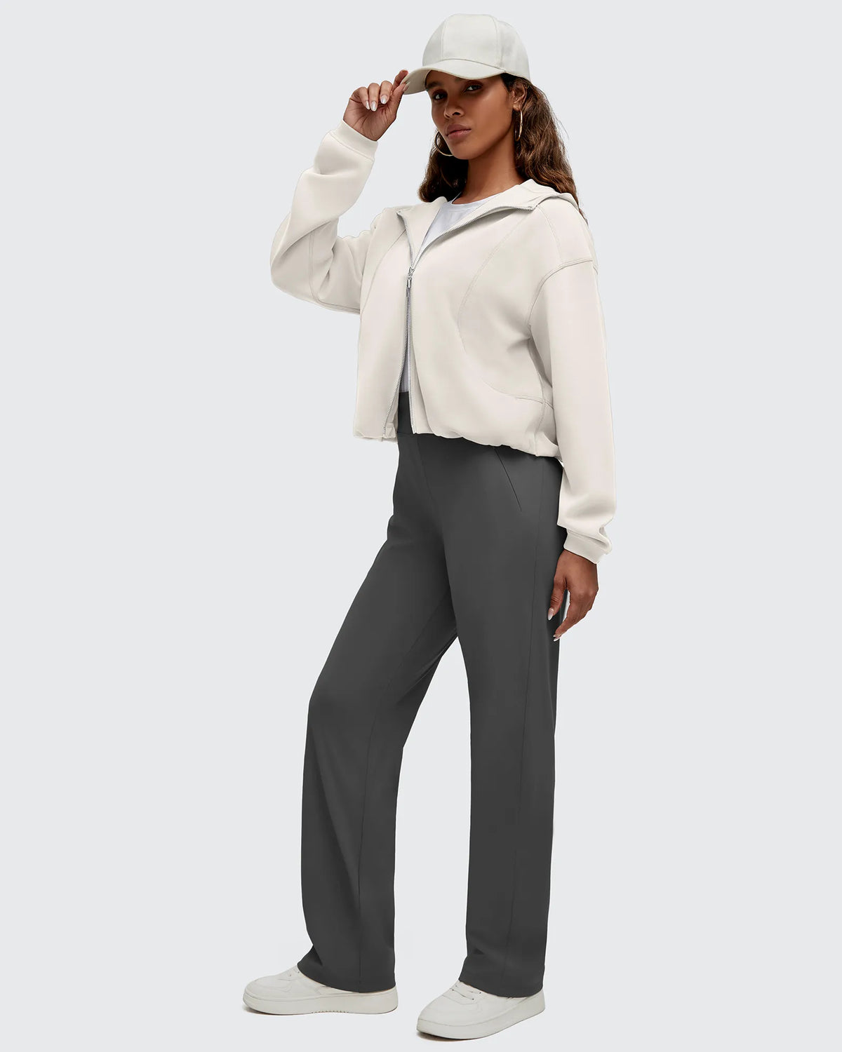Smoofit Two-Way Full Zip Modal Hoodie Jackets