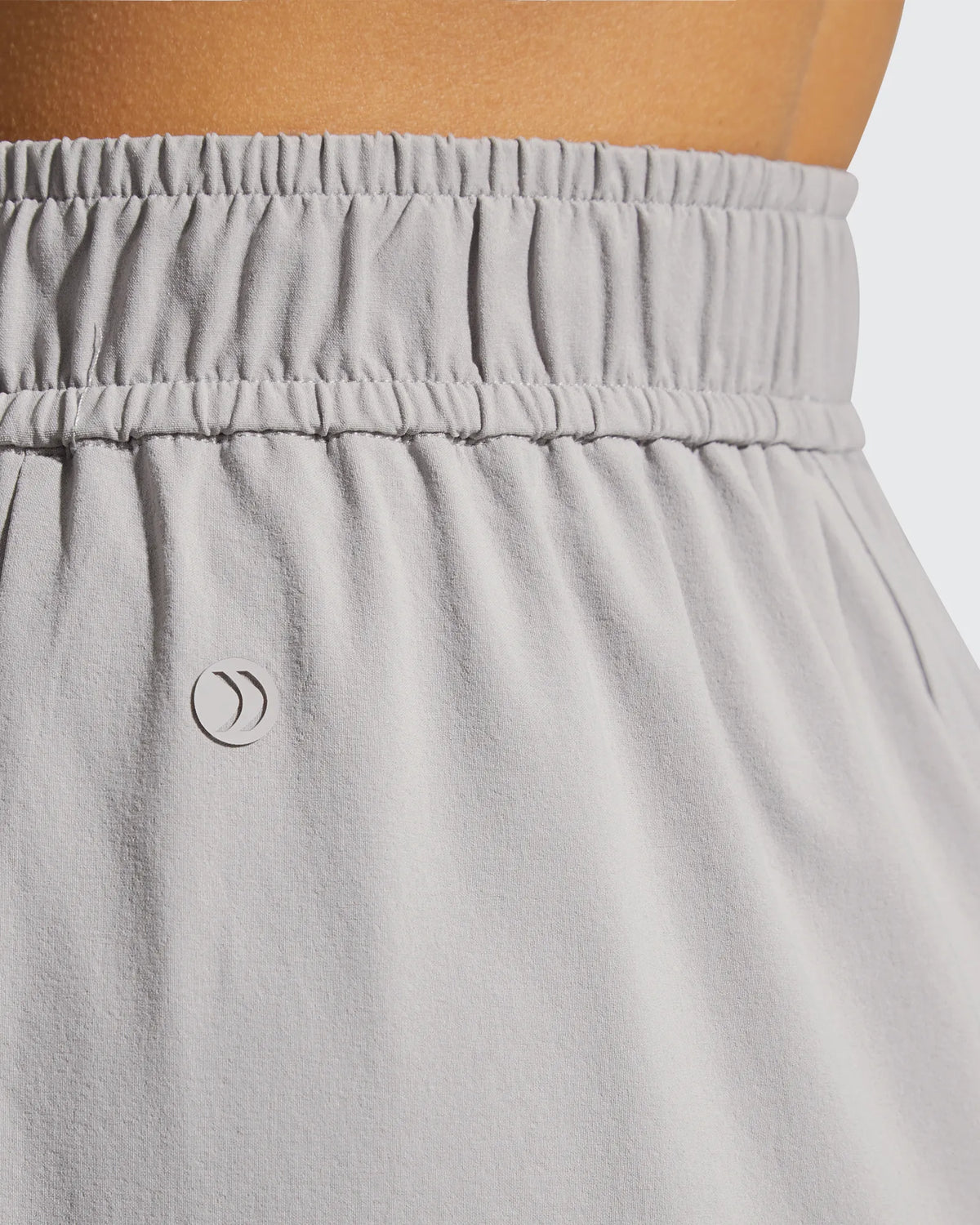 Strowen Elastic Waist Wide Leg A Line Shorts 4''