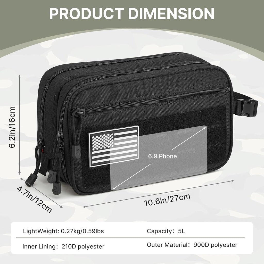 Toiletry Bag for Men, Travel Toiletry Organizer