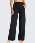 Wide Leg Pants Woman Yoga Pants with Pockets Regular