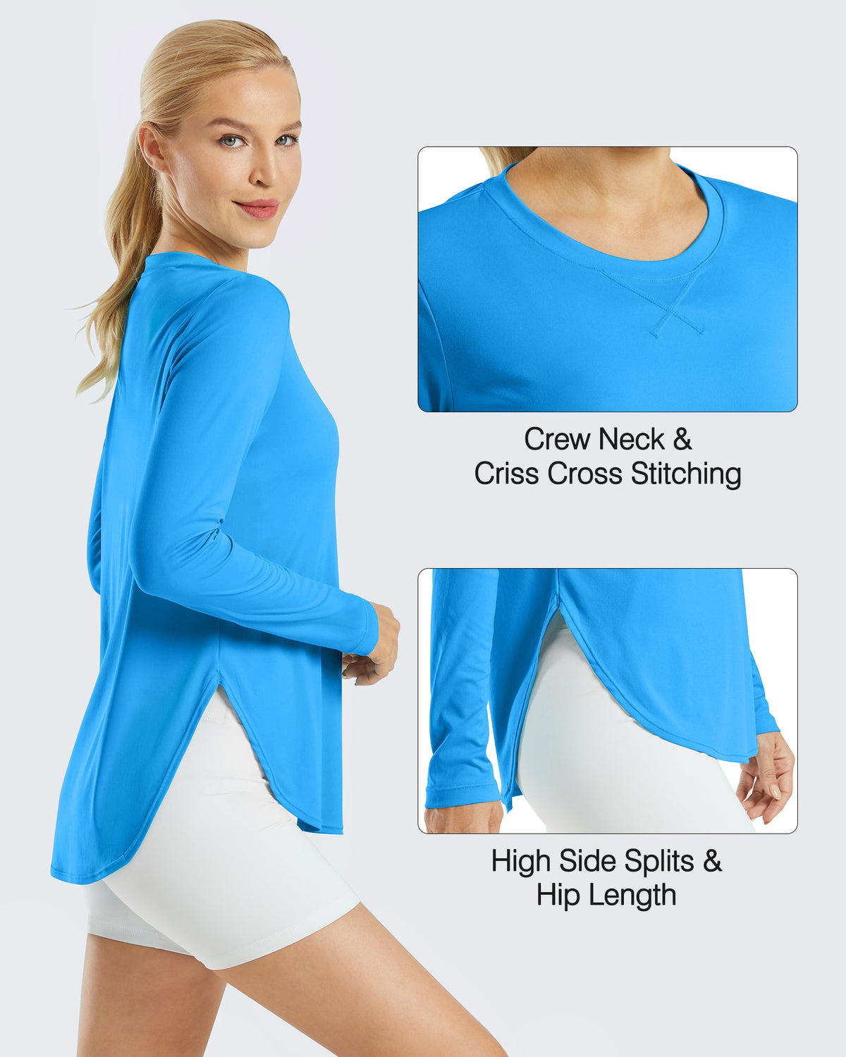 G4Free UPF 50+ Wrinkle Resistant Long Sleeve Shirt – Quick Dry for Daily & Travel