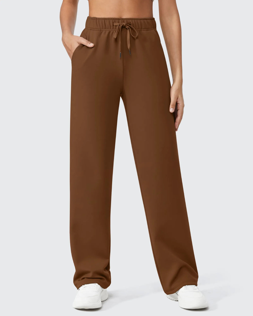 EverGoing Loose Fleece Lined Drawstring Casual Pants Petite