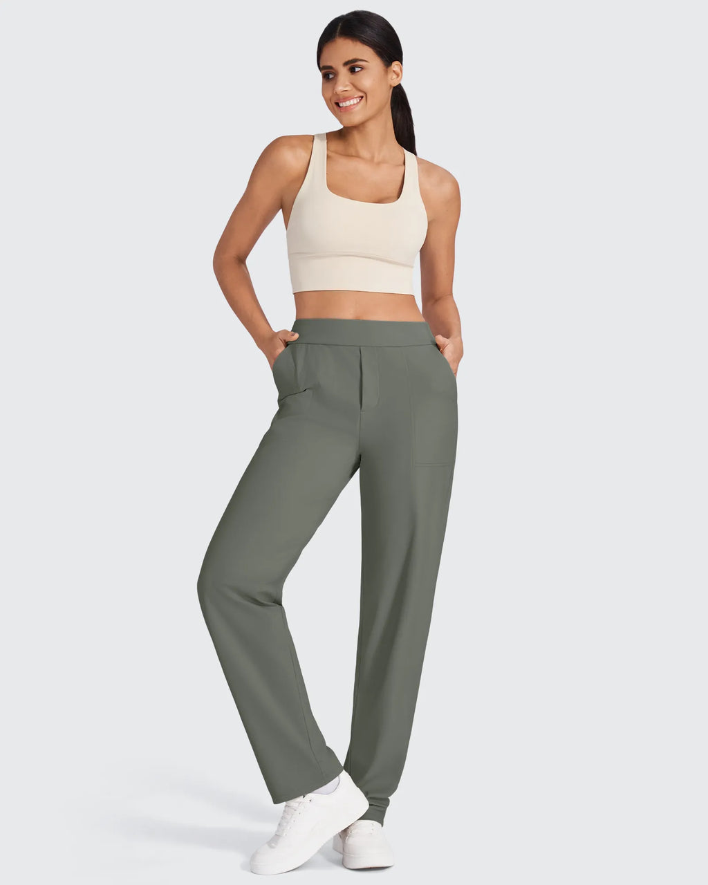 ShiftReady Straight Leg Yoga Work Pants 32''