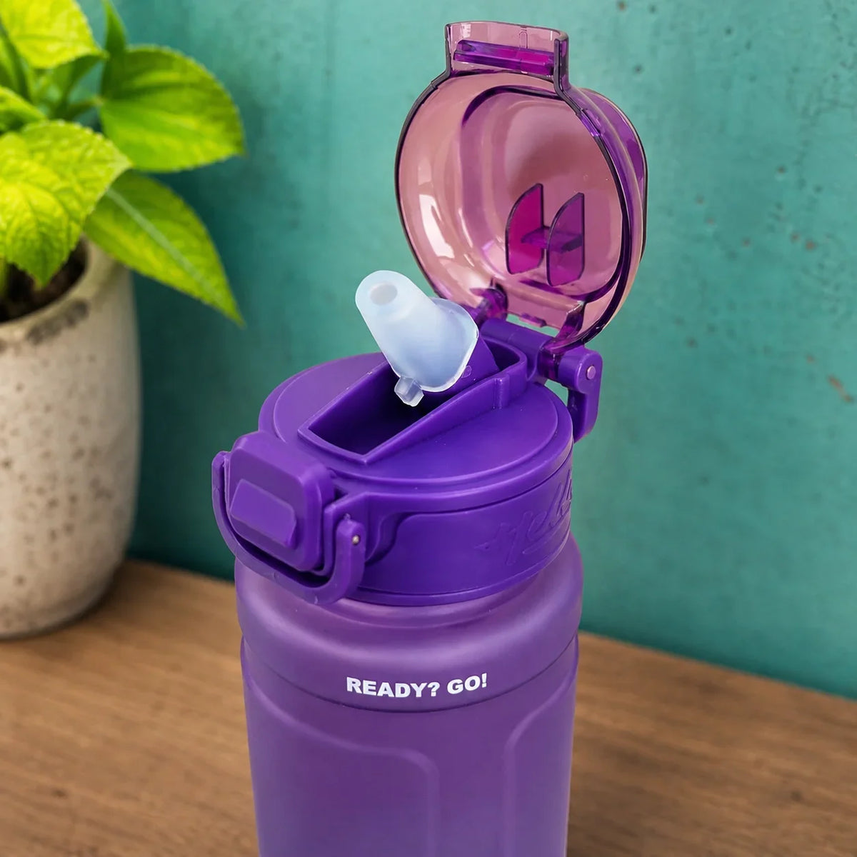 Hello Sports Motivational Quote Water Bottle