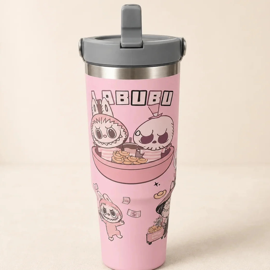 Labubu 30 oz Tumbler - PINK BABUBU