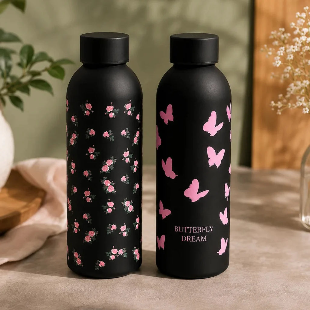 Printed Stainless Steel Insulated Thermos Water Bottle
