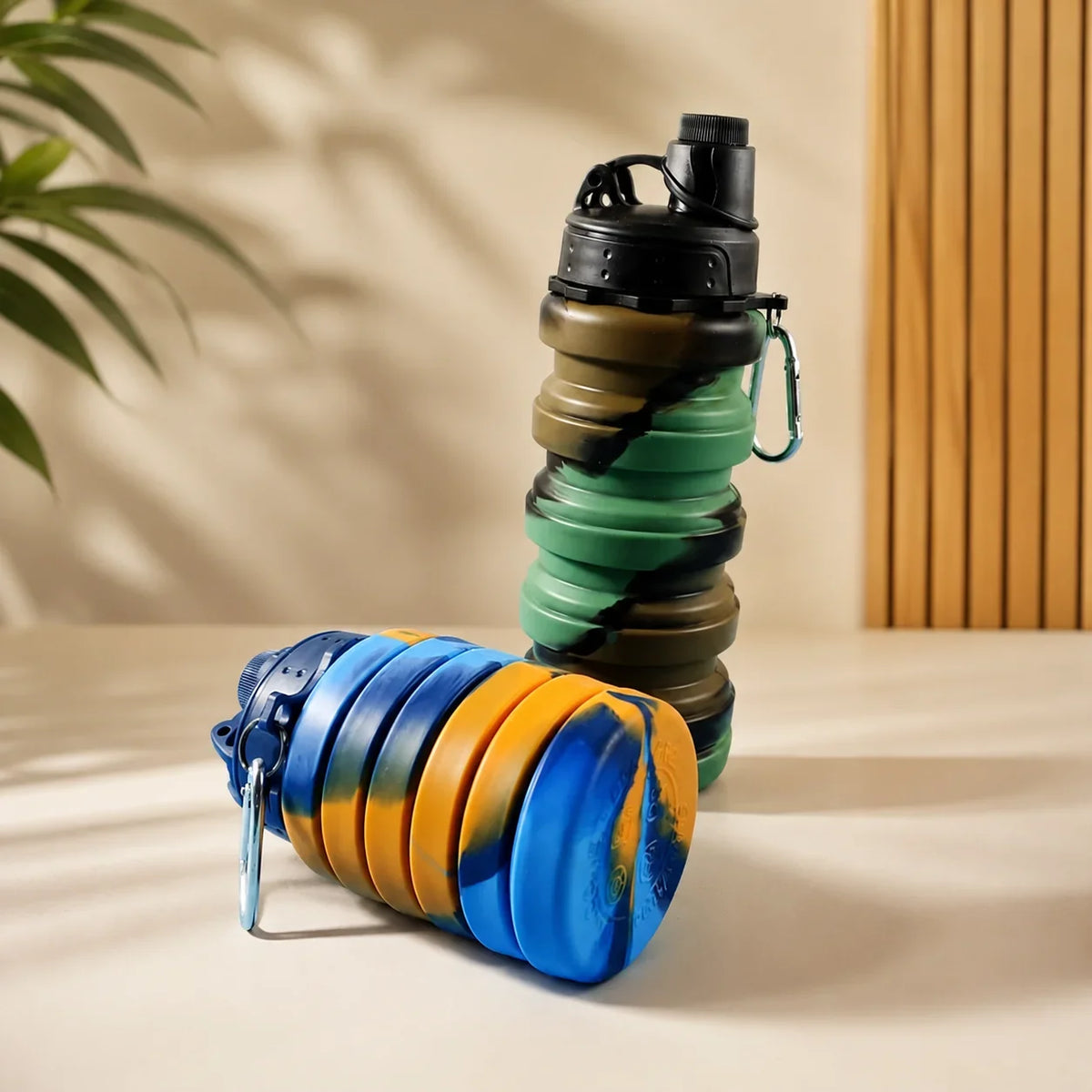 Silicone Sports Retractable Water Bottle