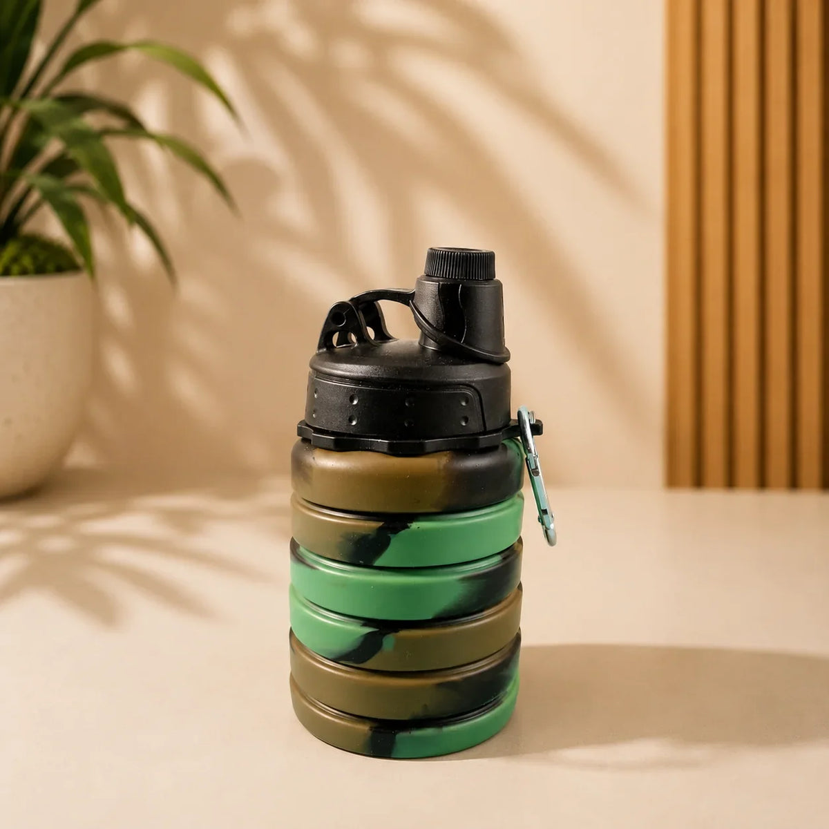 Silicone Sports Retractable Water Bottle