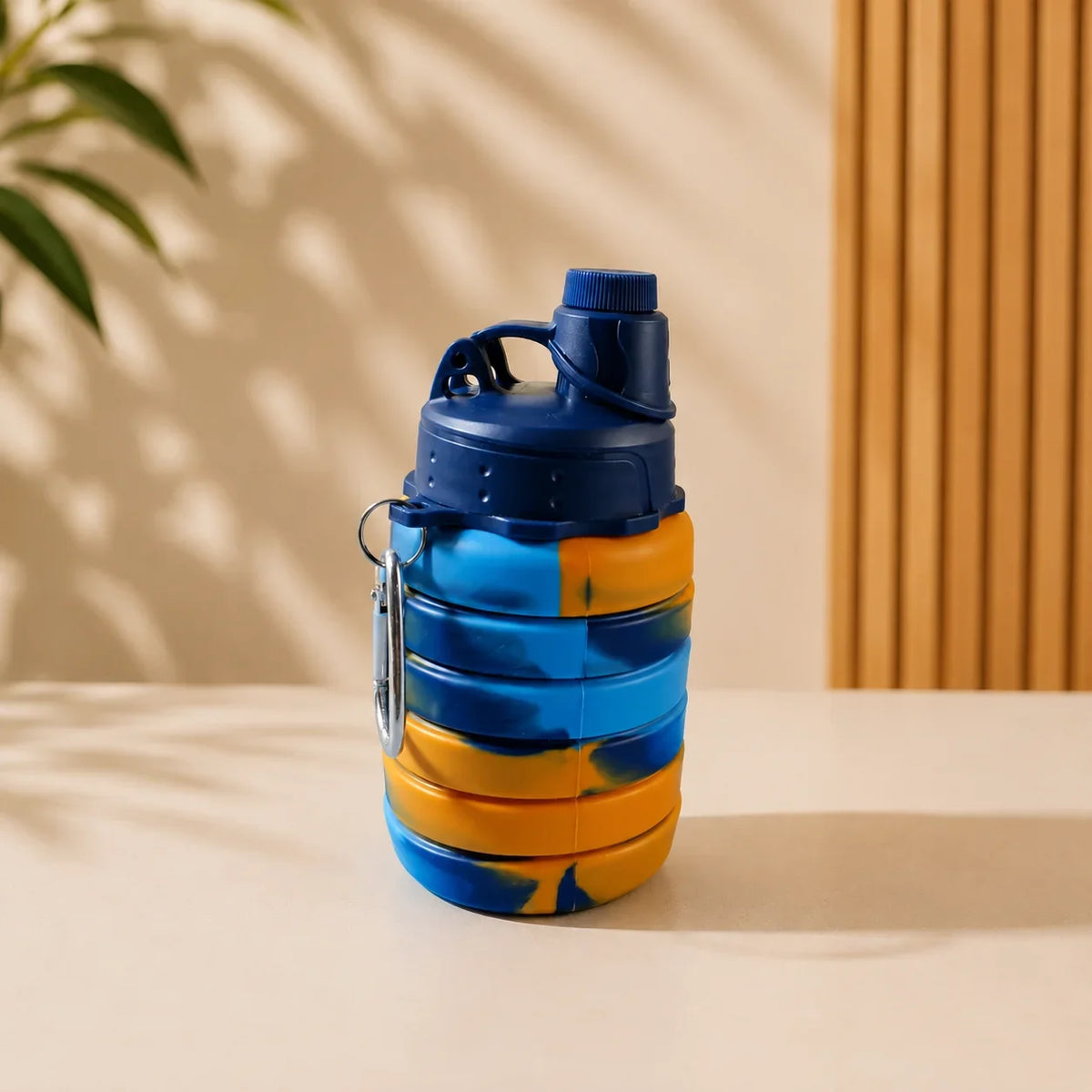 Silicone Sports Retractable Water Bottle