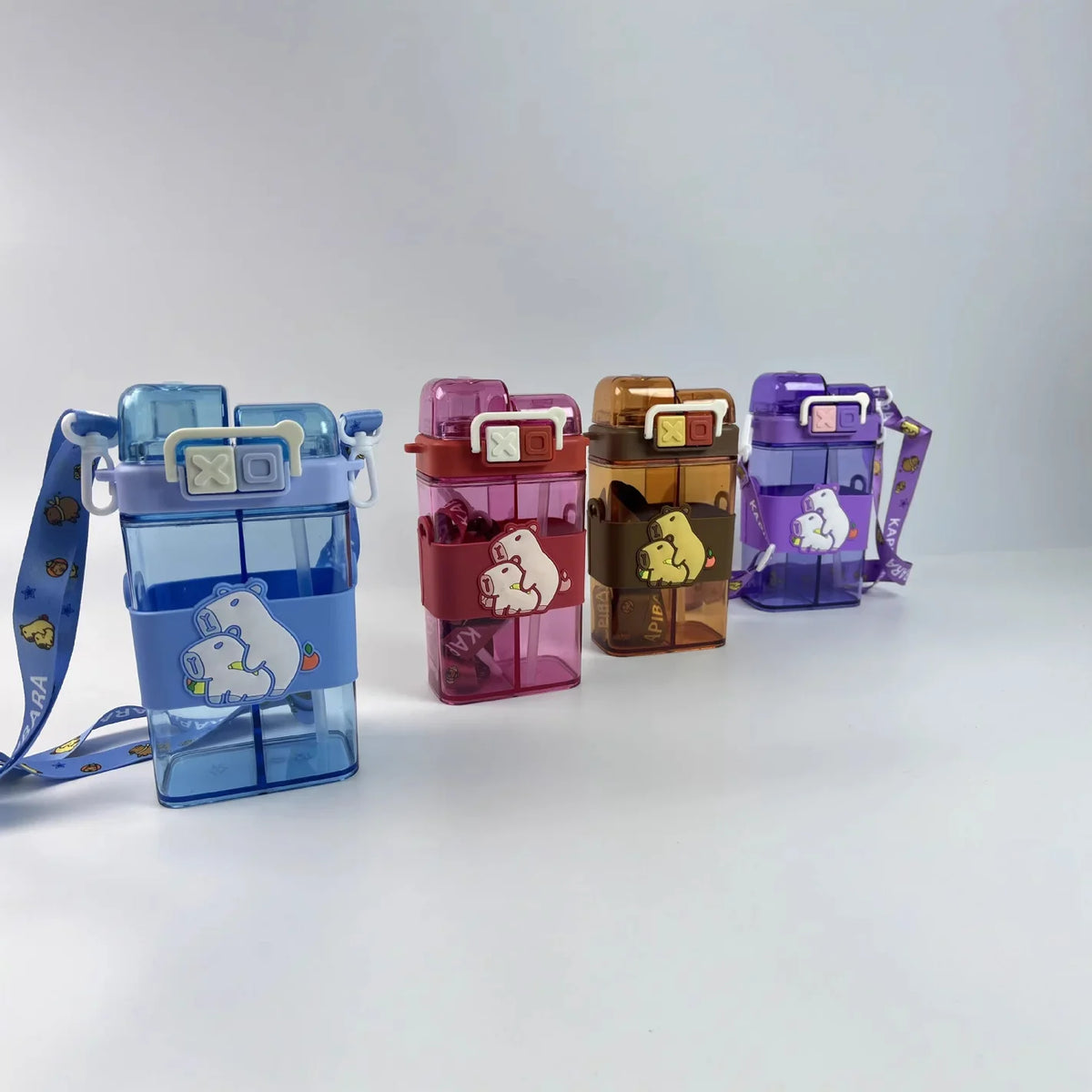 Capybara Double Drink Square Bottle