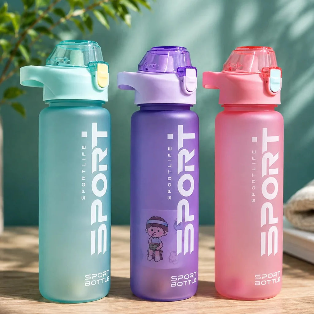 Sports Frosted Water Bottle