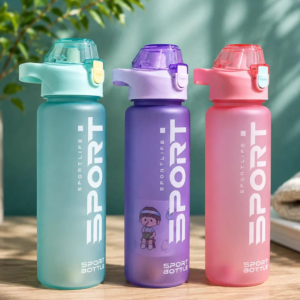 Sports Frosted Water Bottle