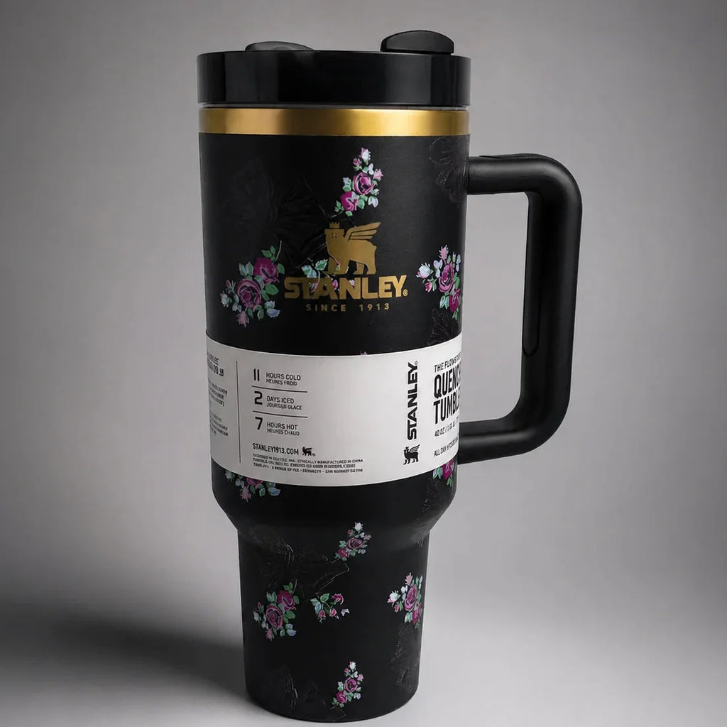 Stanley x Bow Printed Love Shack Tumbler with Bow Topper
