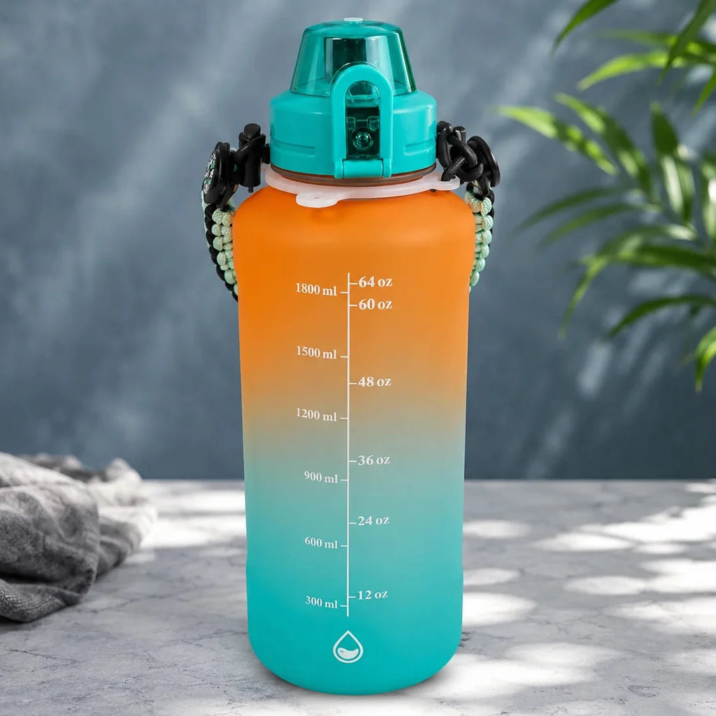 Stay Hydrated Keep Energy Water Bottle with Paracord Handle