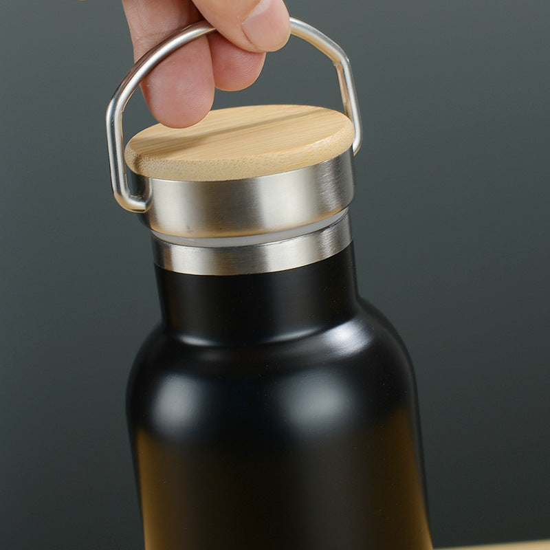 Hot & Cold Vacuum Insulated Bottle with Handle Lid