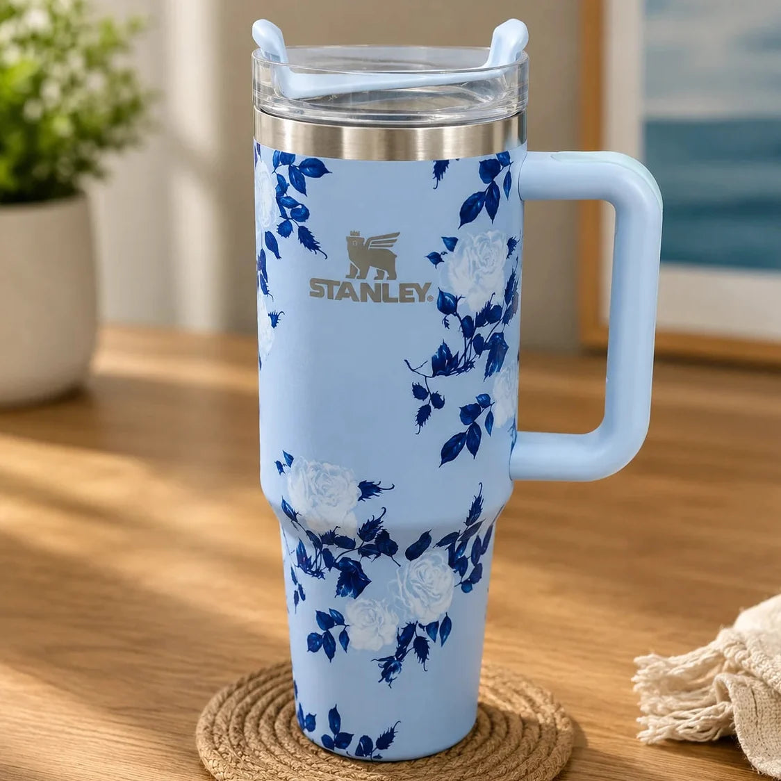THE QUENCHER H2.0 FLOWSTATE™ TUMBLER - Blue Floral