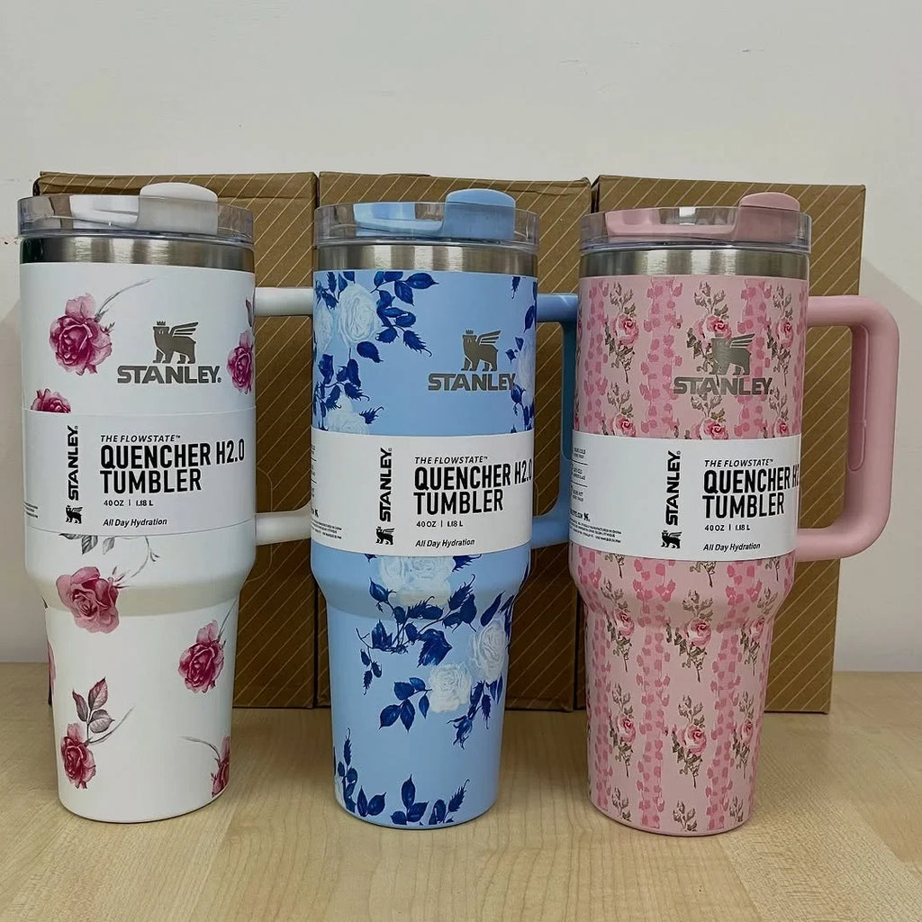 THE QUENCHER H2.0 FLOWSTATE™ TUMBLER - Pink Floral