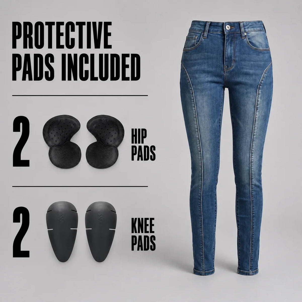 EKON Women’s GuardFit Riding Jeans