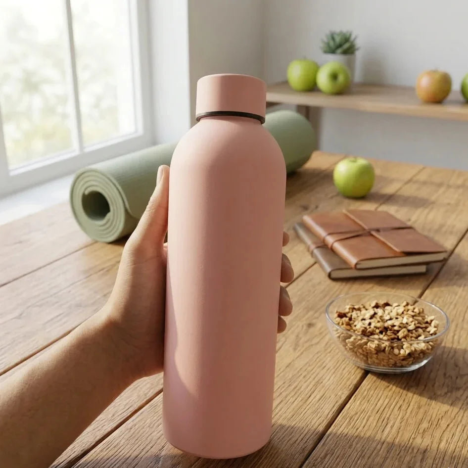 Color Coated Steel Thermos Bottle