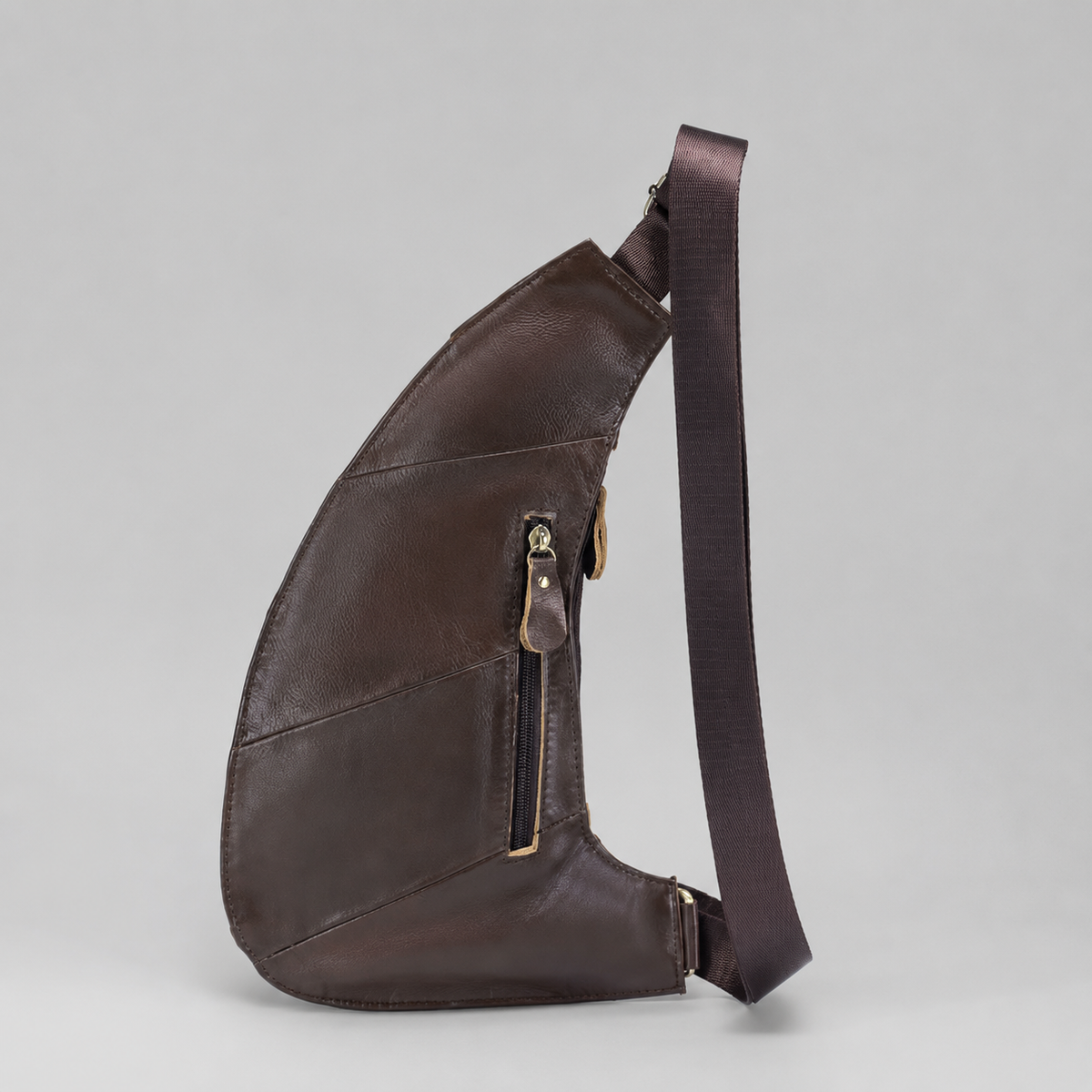 EKON RouteSling Leather Crossbody Bag