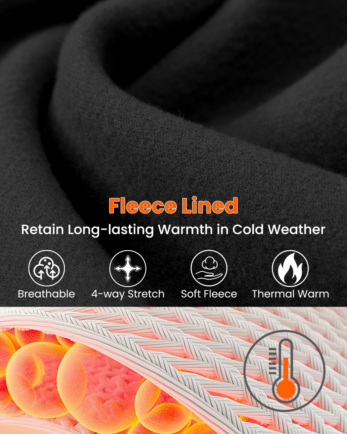 Fleece Lined High-Waist Work Flare Pants