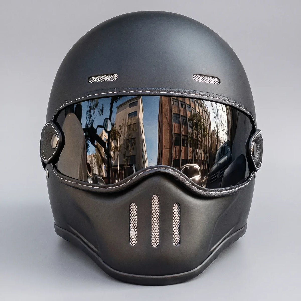 EKON PureRetro Full-Face Riding Helmet
