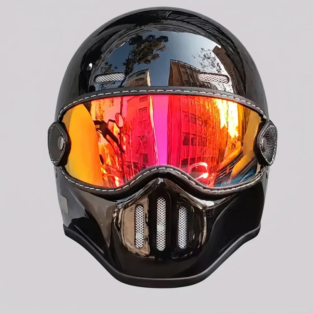 EKON PureRetro Full-Face Riding Helmet