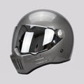 EKON MirrorVisor Retro Full-Face Helmet