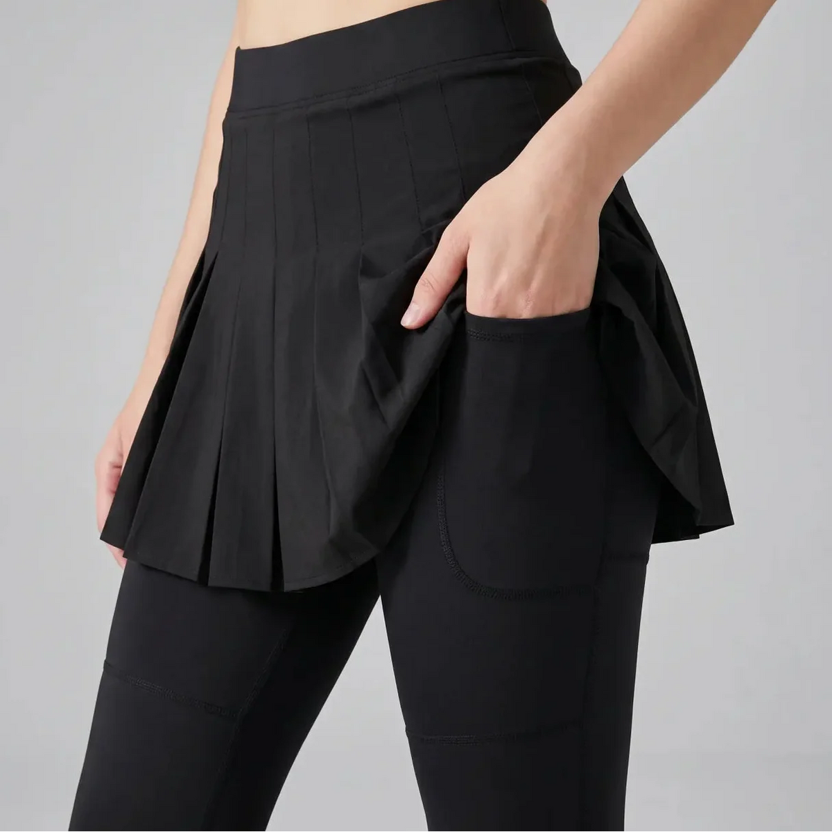 EKON Women’s Pleated Riding Leggings