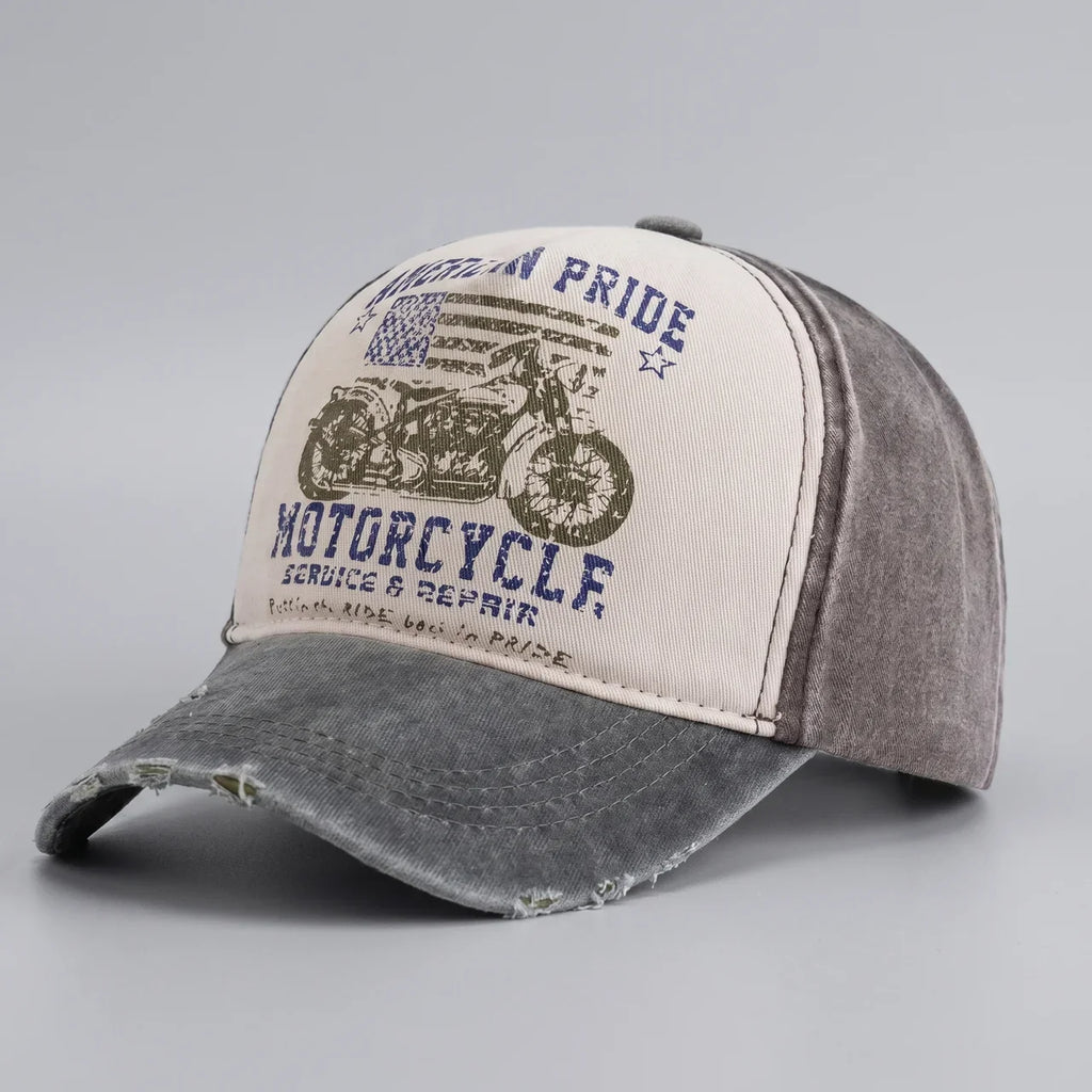 EKON Heritage Moto Washed Cap