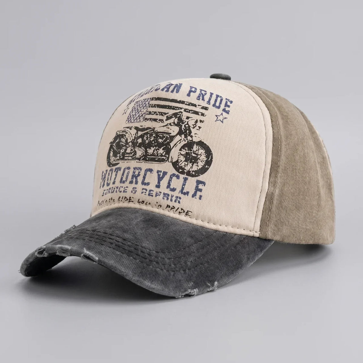 EKON Heritage Moto Washed Cap
