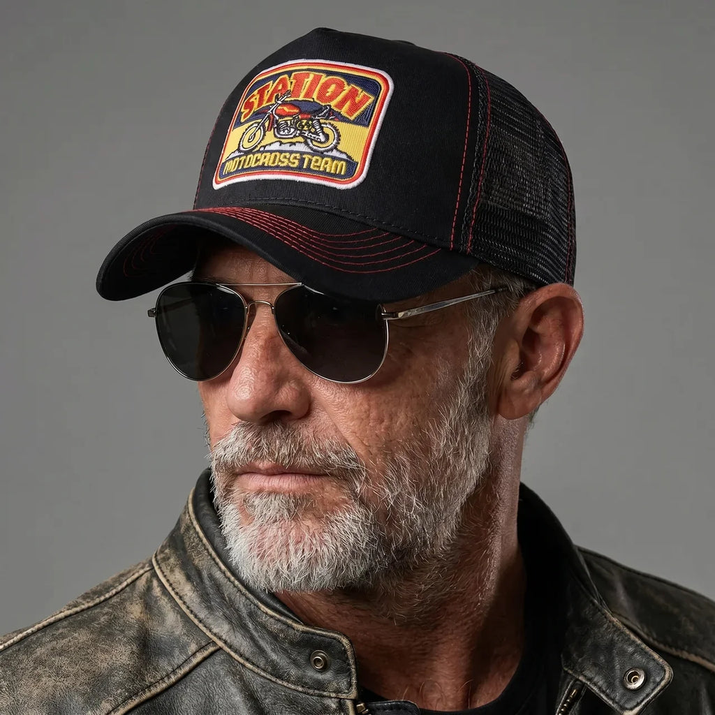 EKON MotoStation Mesh Trucker Cap