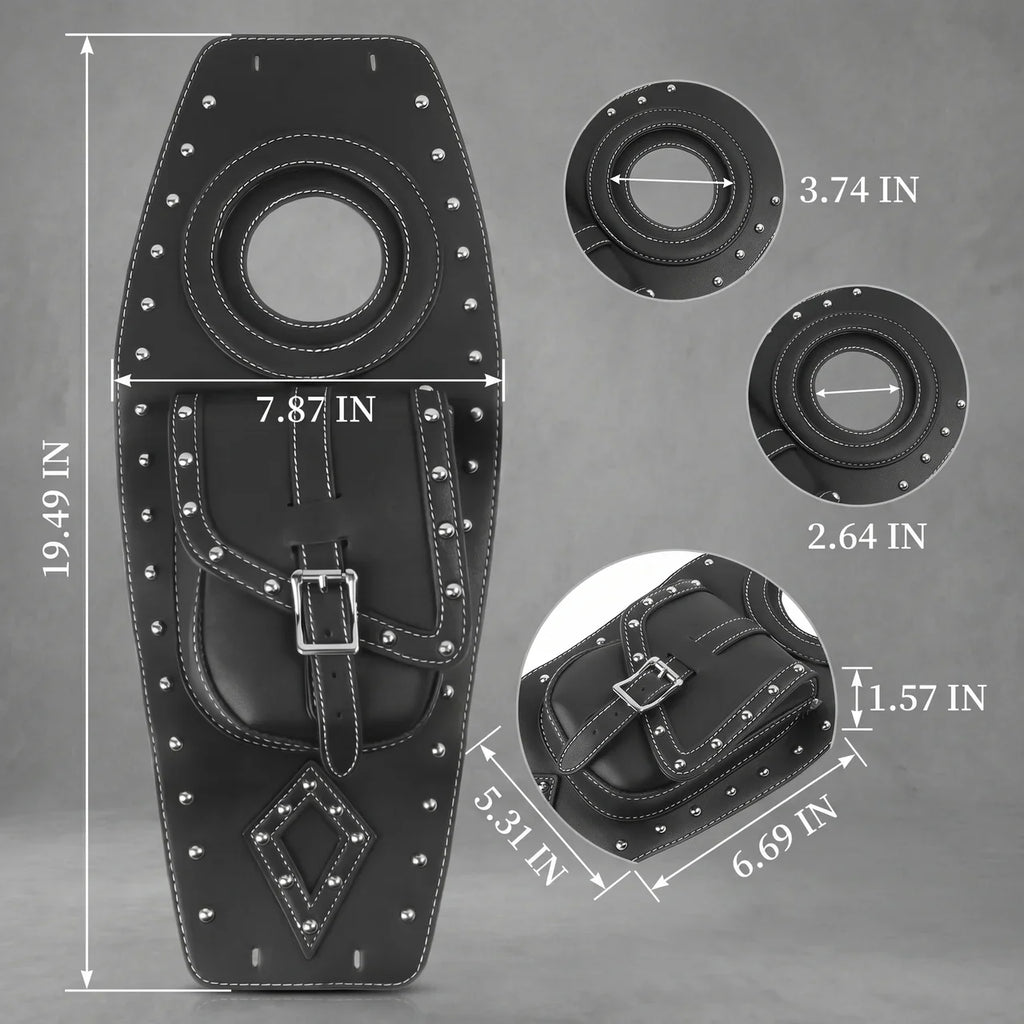 EKON StudLine Motorcycle Tank Bag