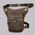 EKON RoadVault Leather Leg Bag