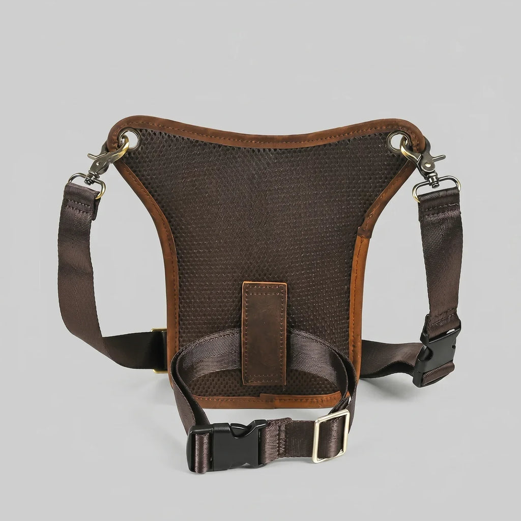 EKON RoadVault Leather Leg Bag