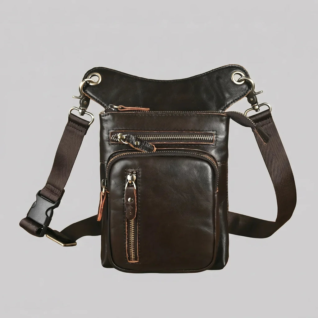 EKON RoadCarry Leather Leg Bag