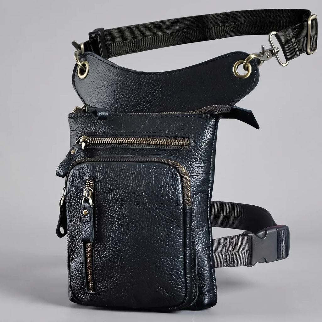 EKON RoadCarry Leather Leg Bag
