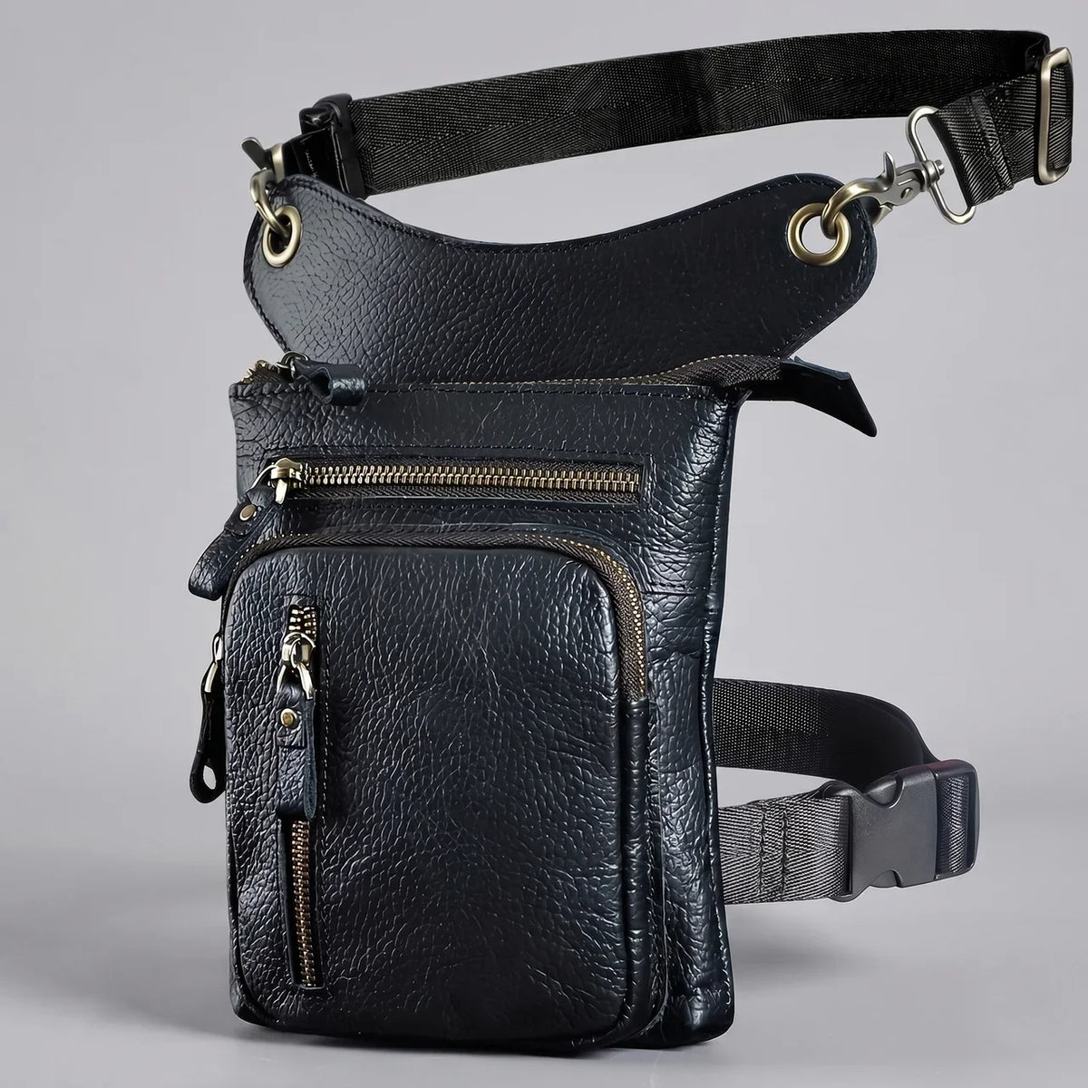 EKON RoadCarry Leather Leg Bag