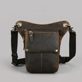 EKON MotoStash Leather Leg Bag