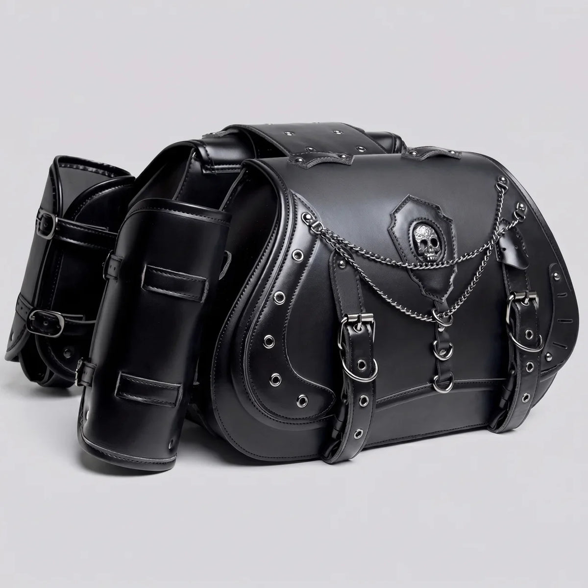 EKON ChainCrest Motorcycle Saddlebags
