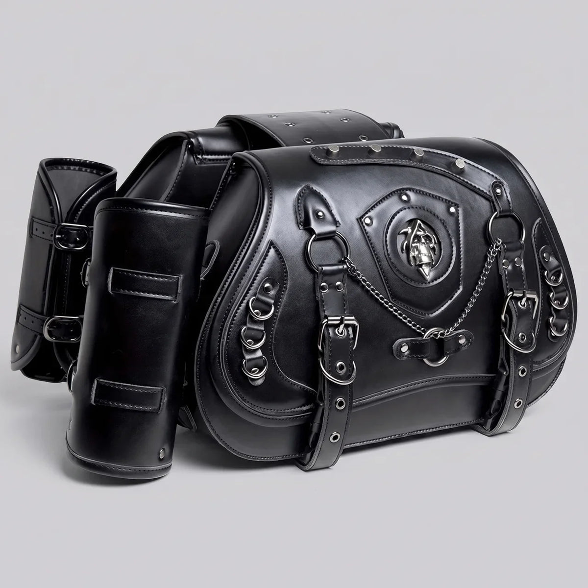 EKON ChainCrest Motorcycle Saddlebags