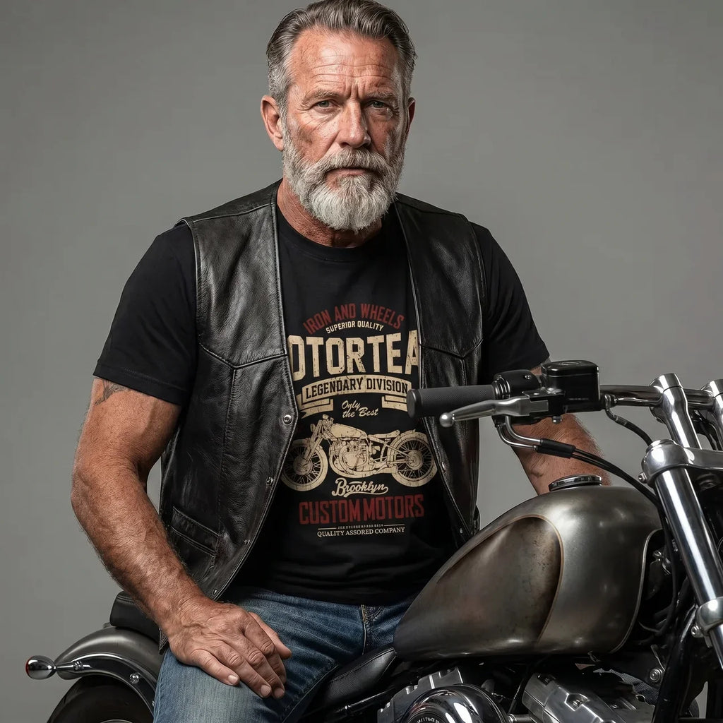 EKON MotorTeam Washed Moto Graphic Tee