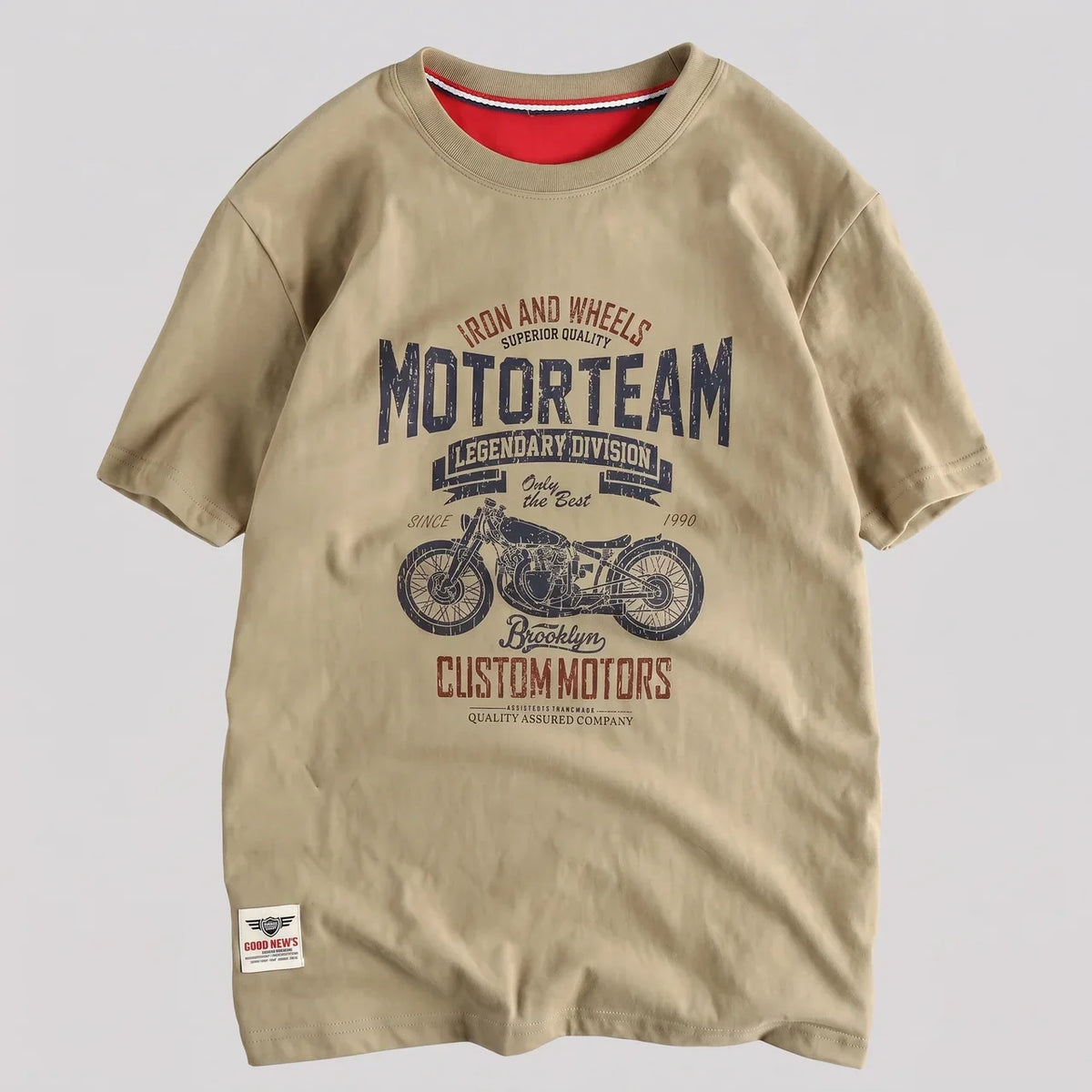 EKON MotorTeam Washed Moto Graphic Tee