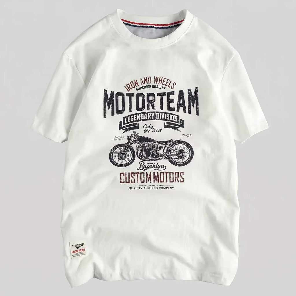 EKON MotorTeam Washed Moto Graphic Tee