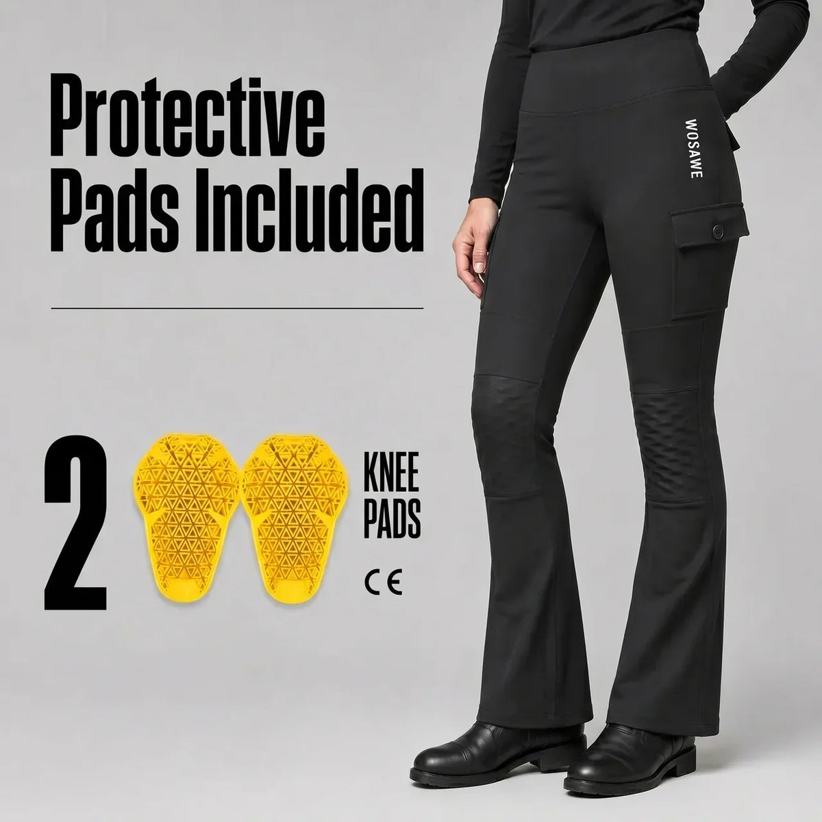 EKON Women’s FlareFlex Knee-Pad Riding Pants