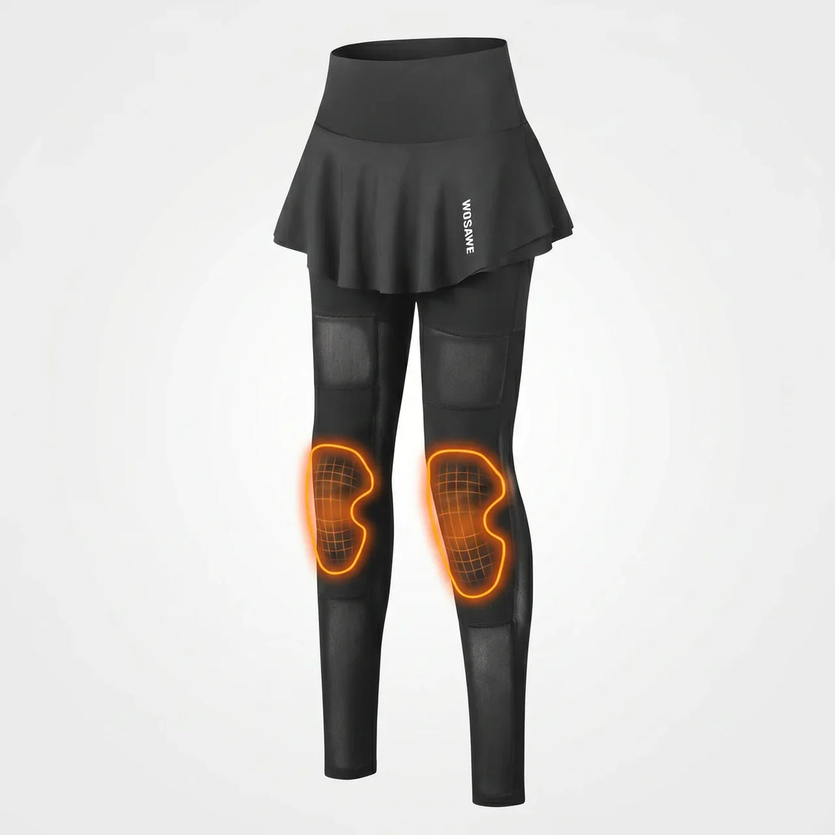 EKON Women’s Skirted Mesh Riding Leggings