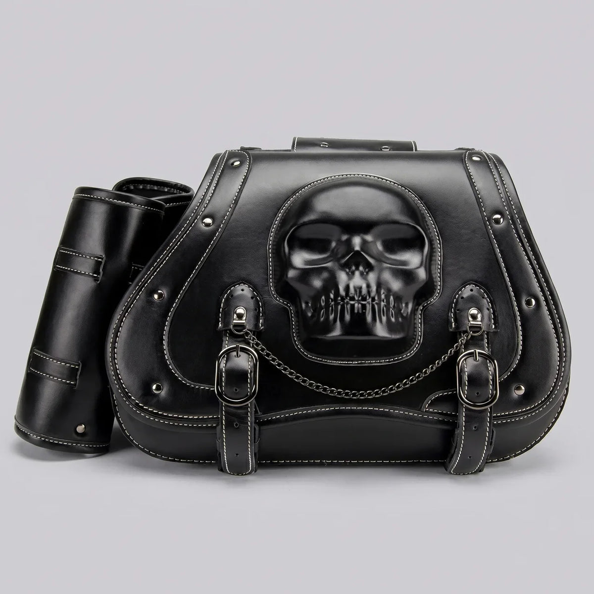 EKON SkullVault Motorcycle Saddlebags