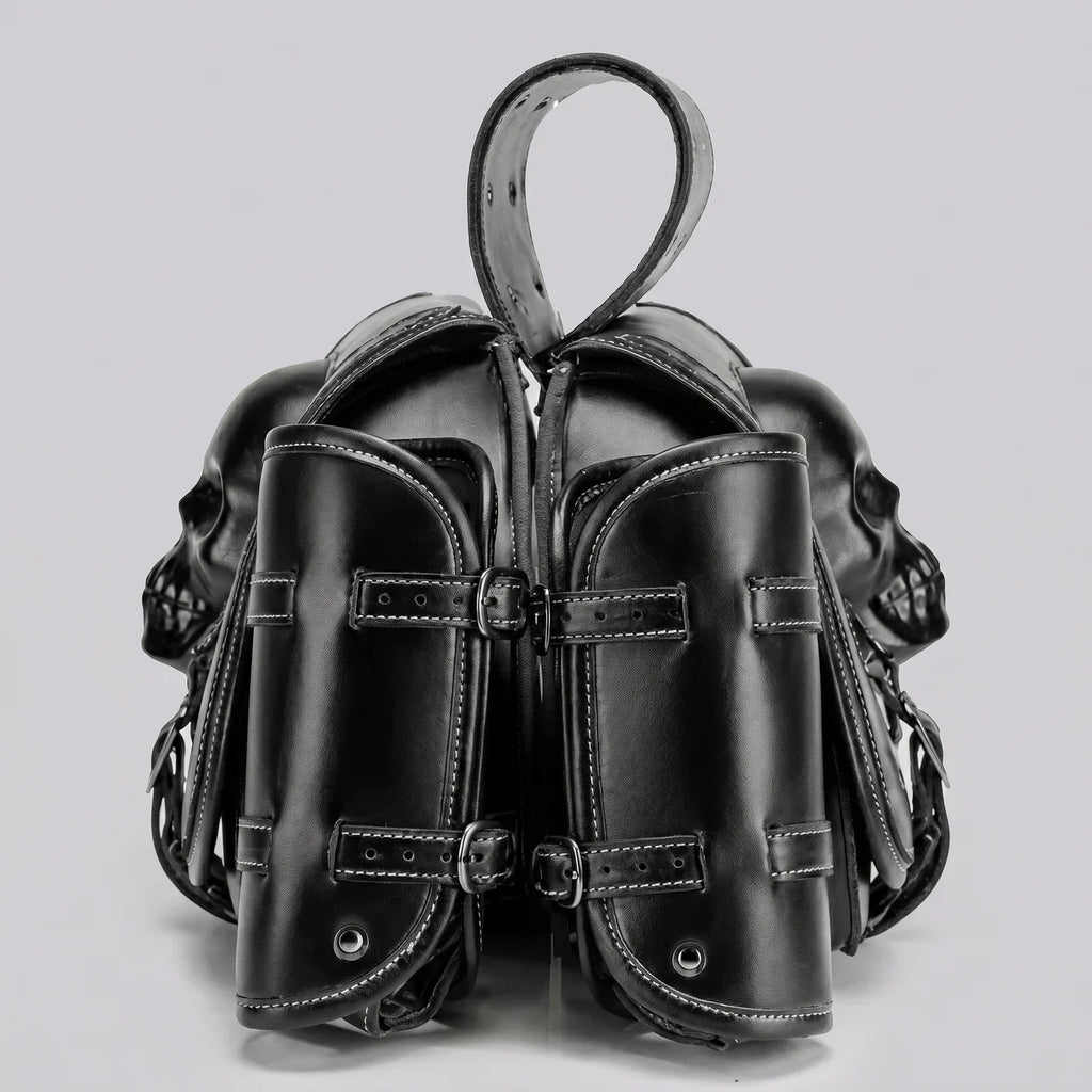 EKON SkullVault Motorcycle Saddlebags