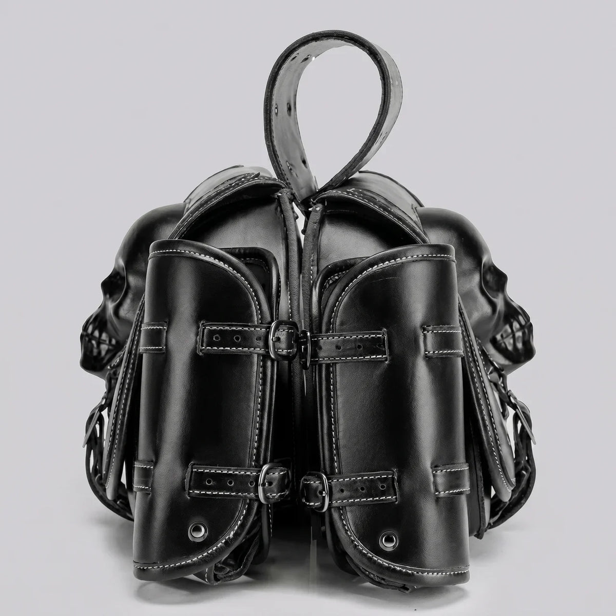 EKON SkullVault Motorcycle Saddlebags